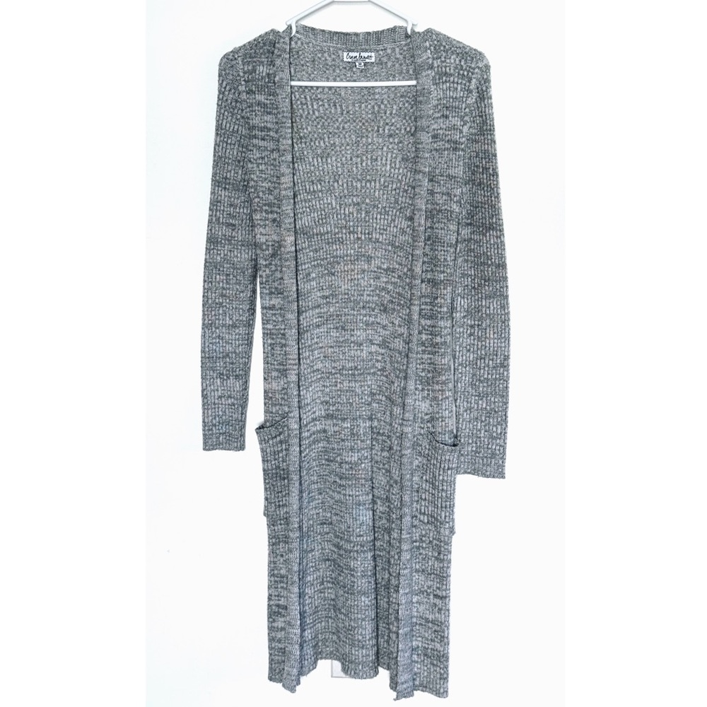 Almost Famous Juniors Belted Duster Cardigan Med